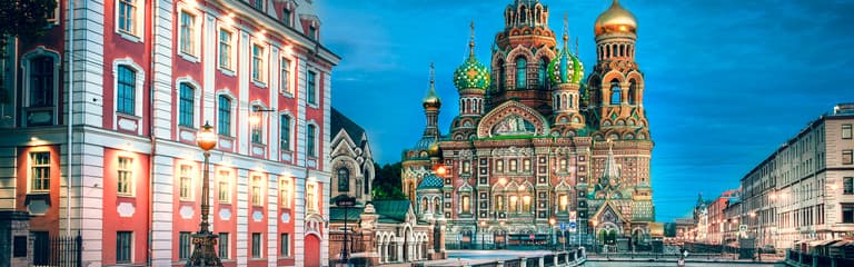 St Petersburg map